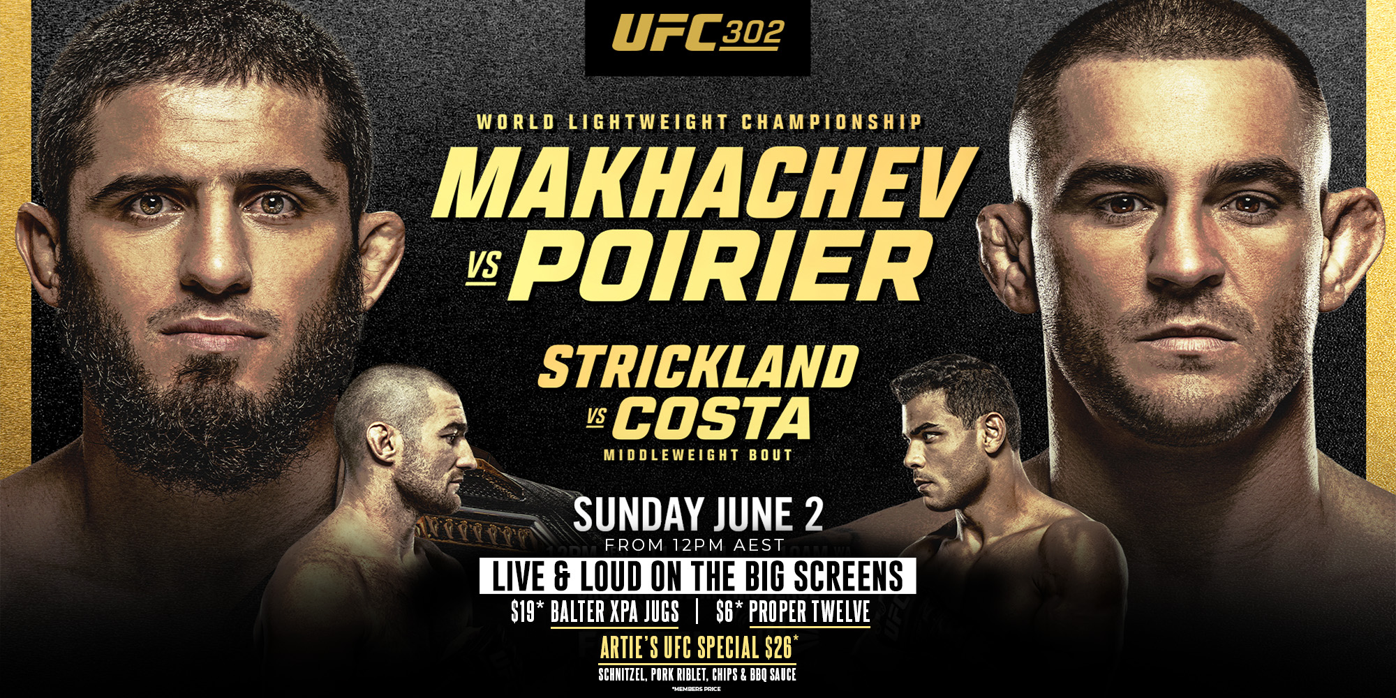 Trực tiếp UFC 302: Islam Makhachev vs Dustin Poirier